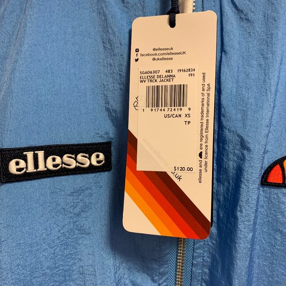 Ellesse "Delanna" Zip-Up Track Top Jacket XS - Picture 12 of 14